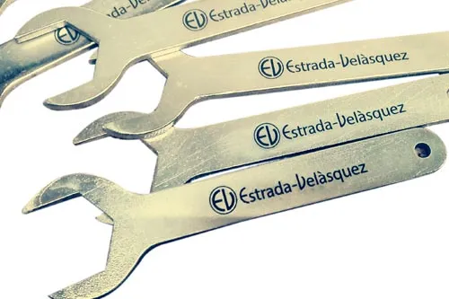 Herramientas manuales marcadas con grabado láser